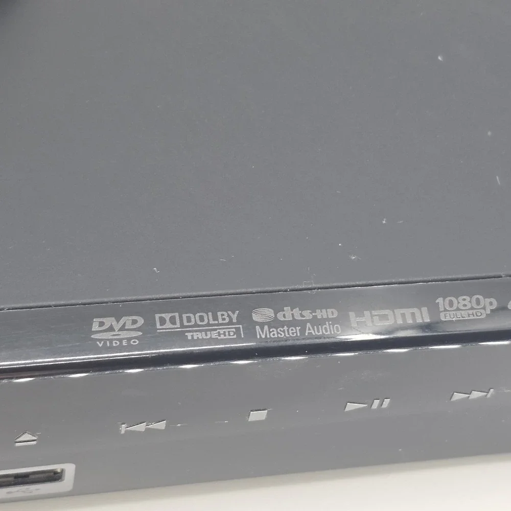 Samsung BD-P1590 Blu-ray Disc Player With Remote & HDMI Cable Tested Works